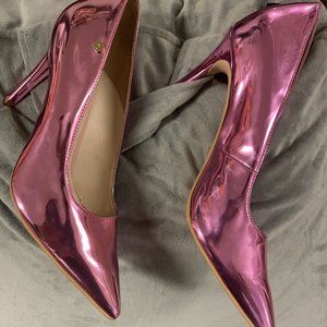 Ciara- Platinum Stilettos Heels Size 8 Exotic  Heels NWOT